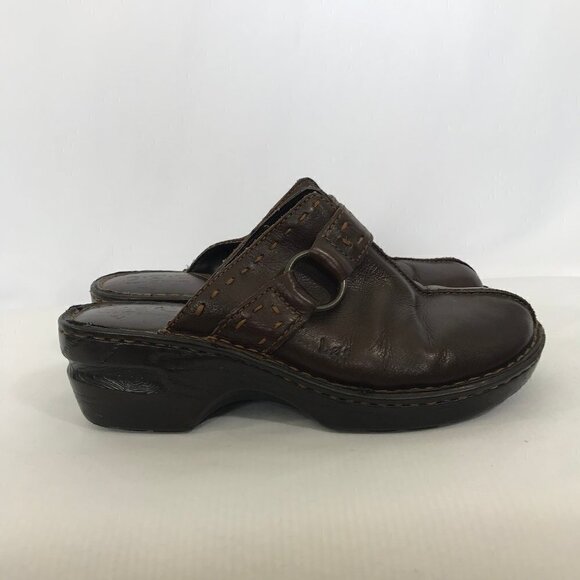 BOC Brown Slip On Clogs/Mules - Picture 1 of 9